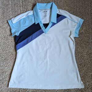 Adidas Golf Clima Cool Color Block Polo Shirt